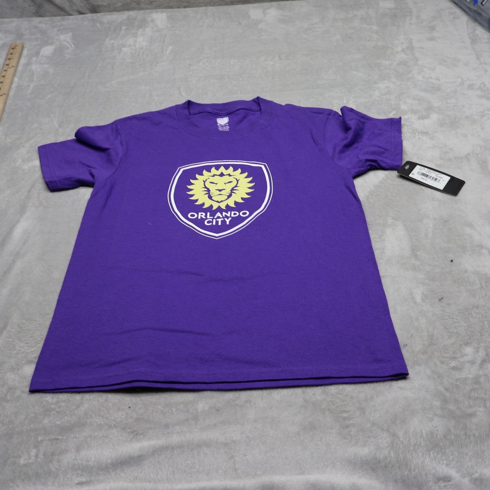 Orlando City SC Shirt Kids Medium 10-12 MLS Purple Torres Facundo #10 $28 NEW